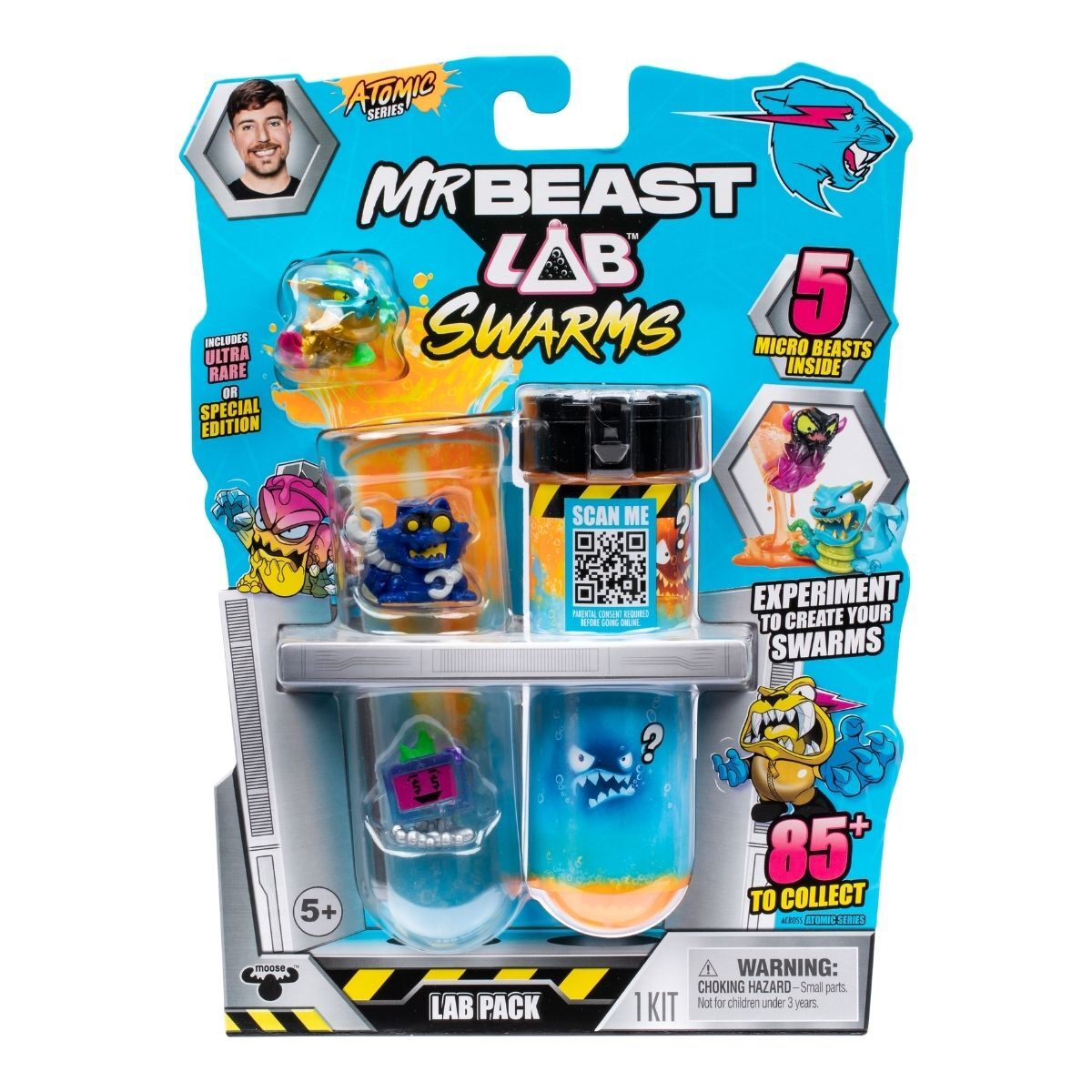 MRBEAST LAB 微生物原子試管 5件裝