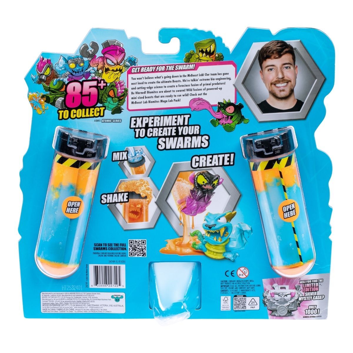 MRBEAST LAB 微生物原子試管 12件裝 系列1