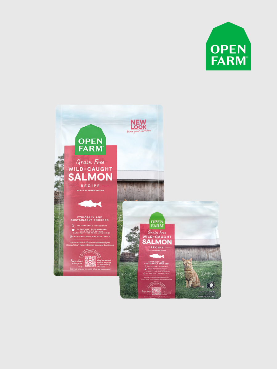 【OPEN FARM 開放農場】自然農選無穀寵糧 全齡貓｜野撈鮮鮭魚