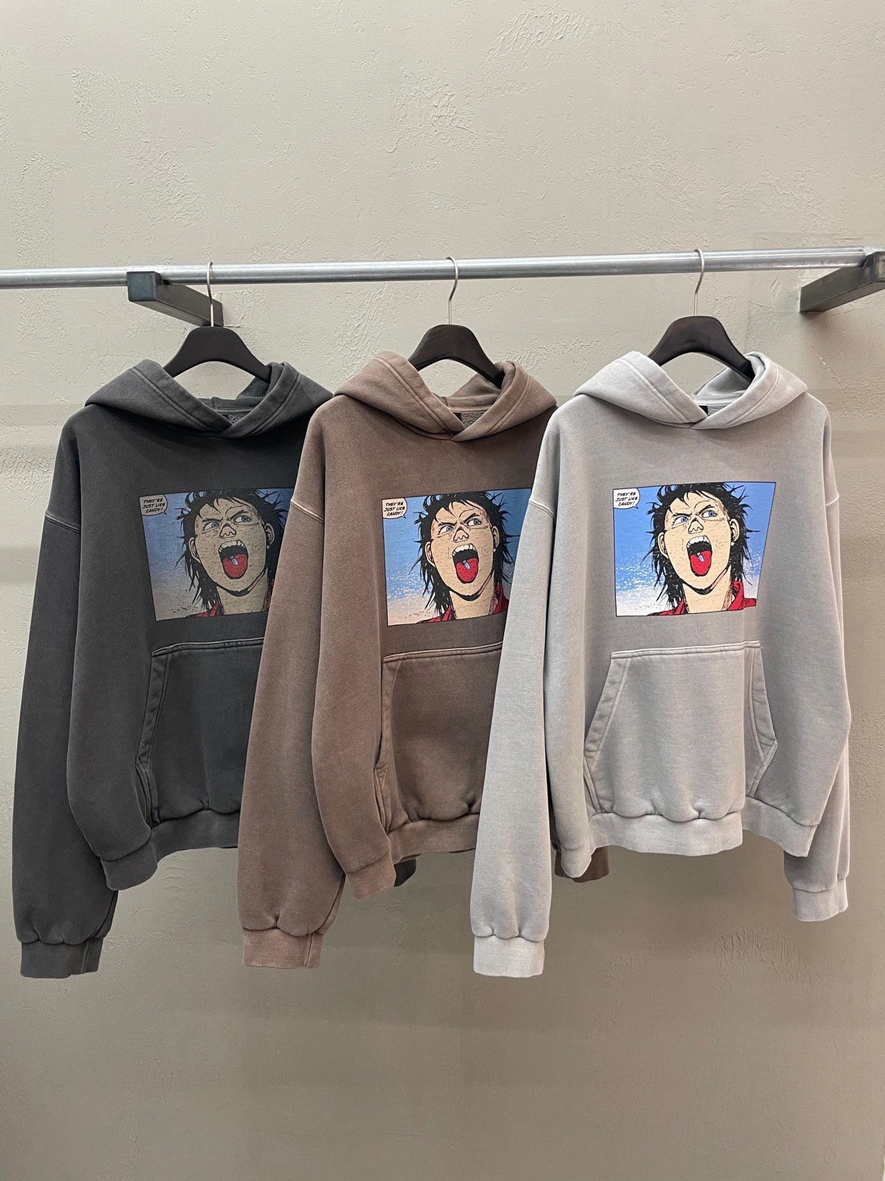 洗水英文字圖案連帽衛衣 ARCHIVE-397T