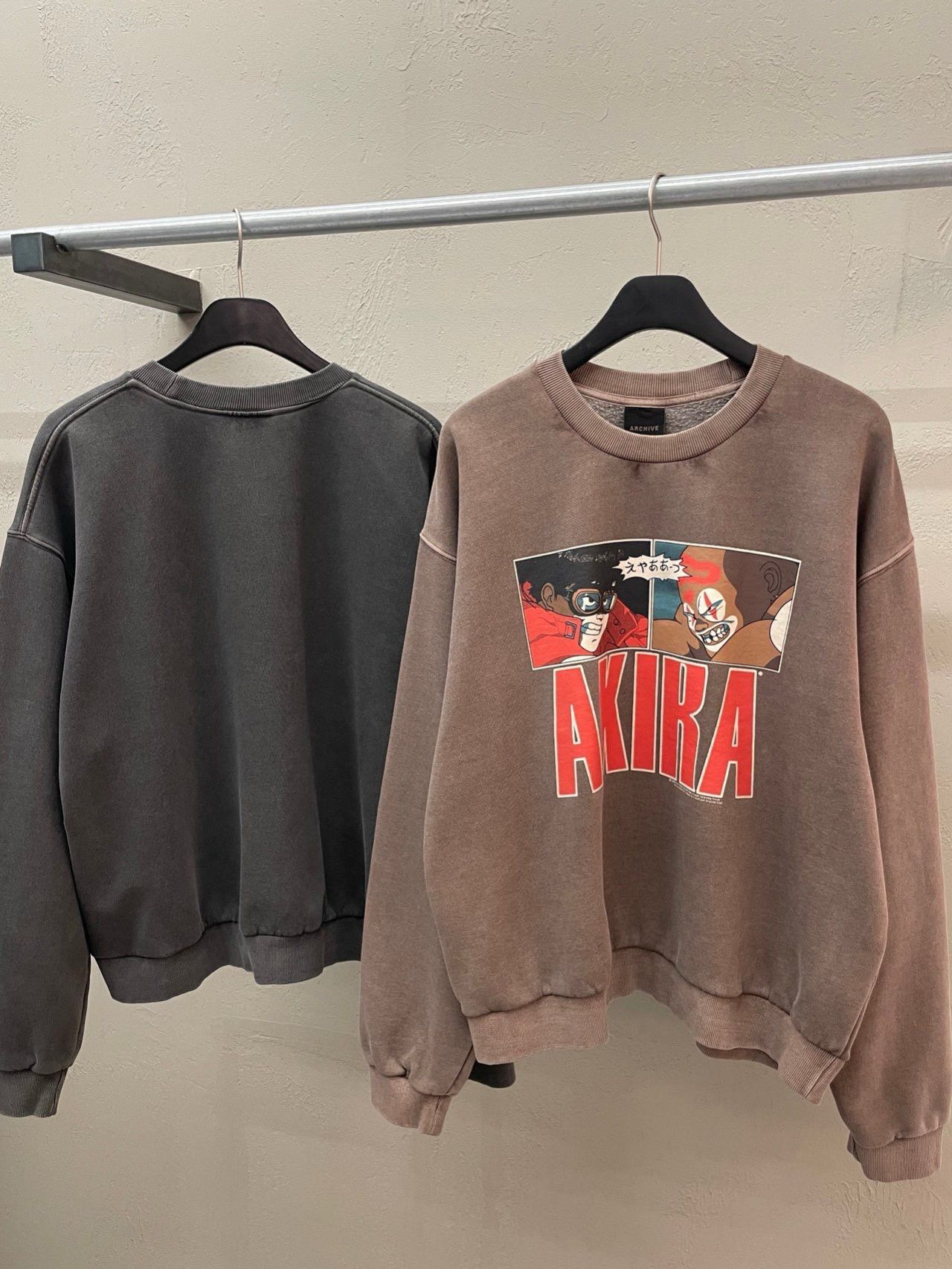 洗水英文字圖案衛衣 ARCHIVE-398T