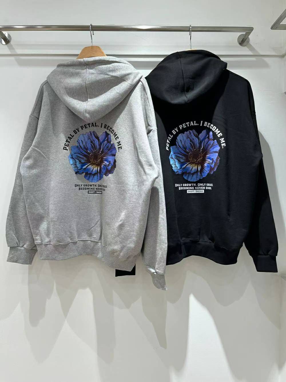 英文字圖案連帽衛衣 10.GVTY-0242T