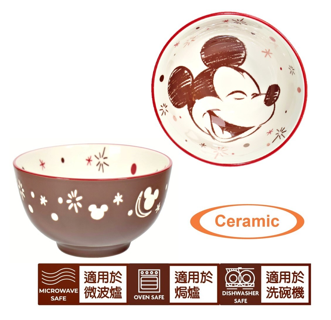 迪士尼 米奇- 5吋陶瓷碗 飯碗