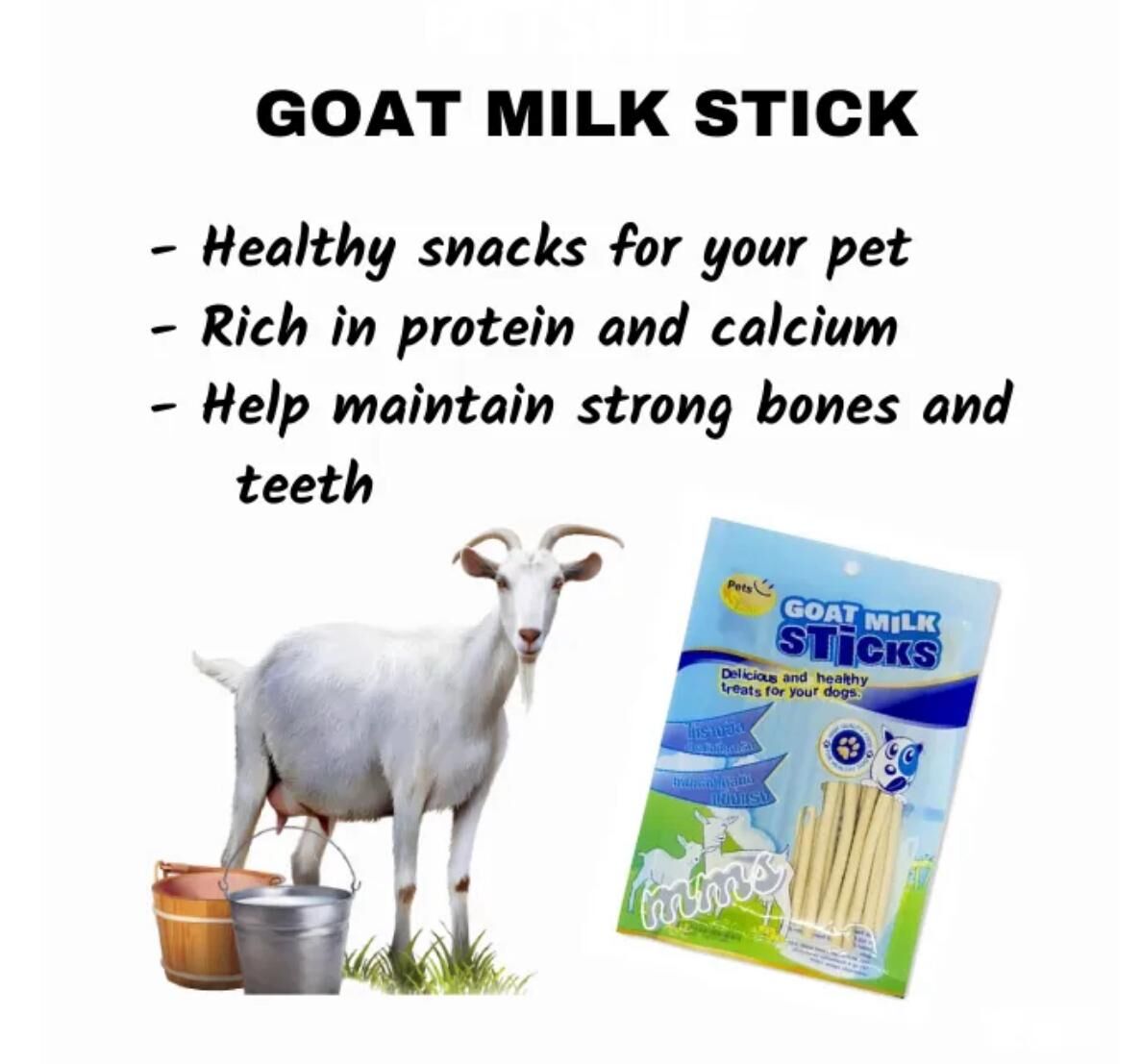 泰國Pets Smile Goat Milk Sticks 山羊奶棒70g 犬食