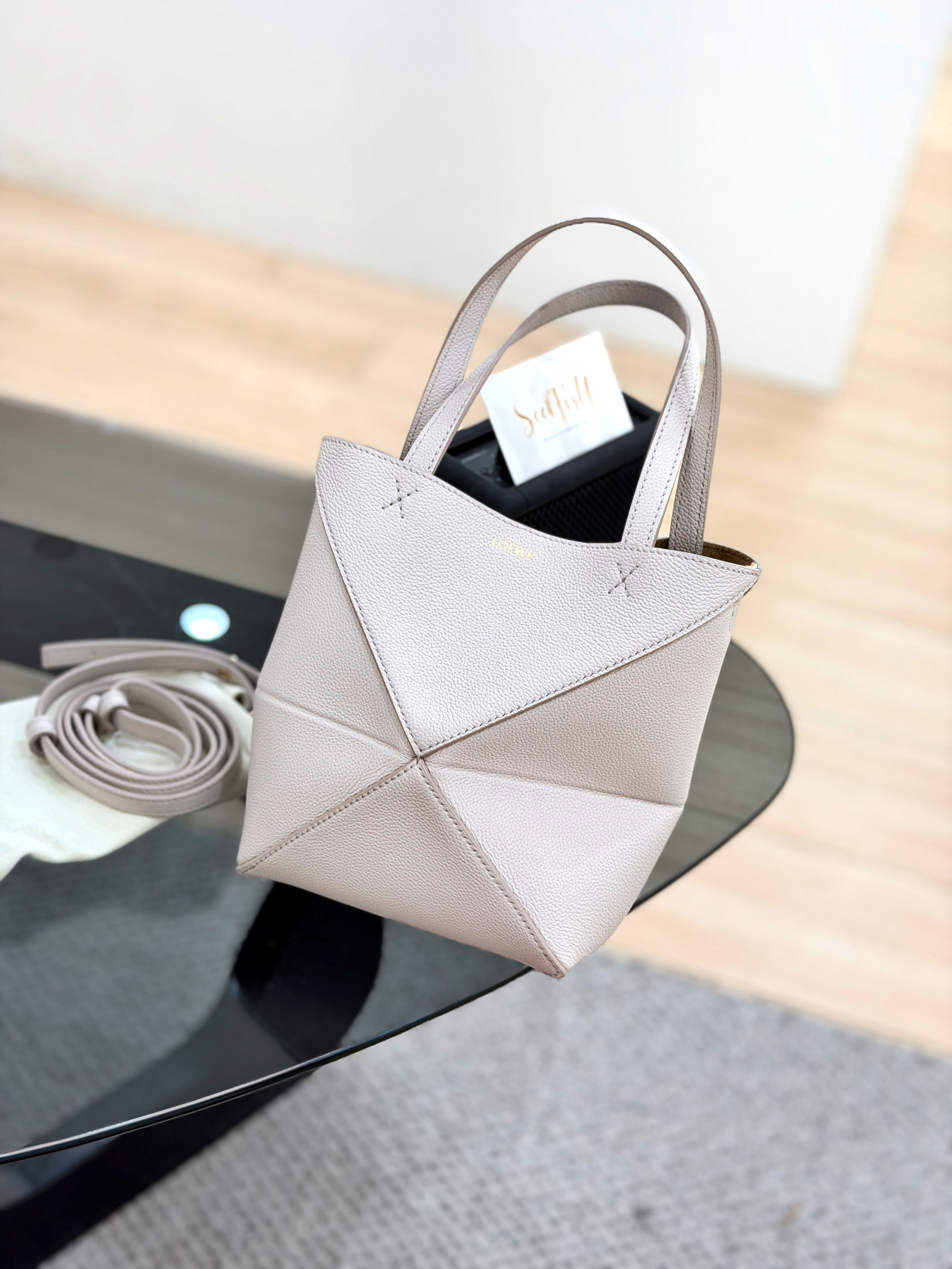 LOEWE Mini Puzzle Fold Tote