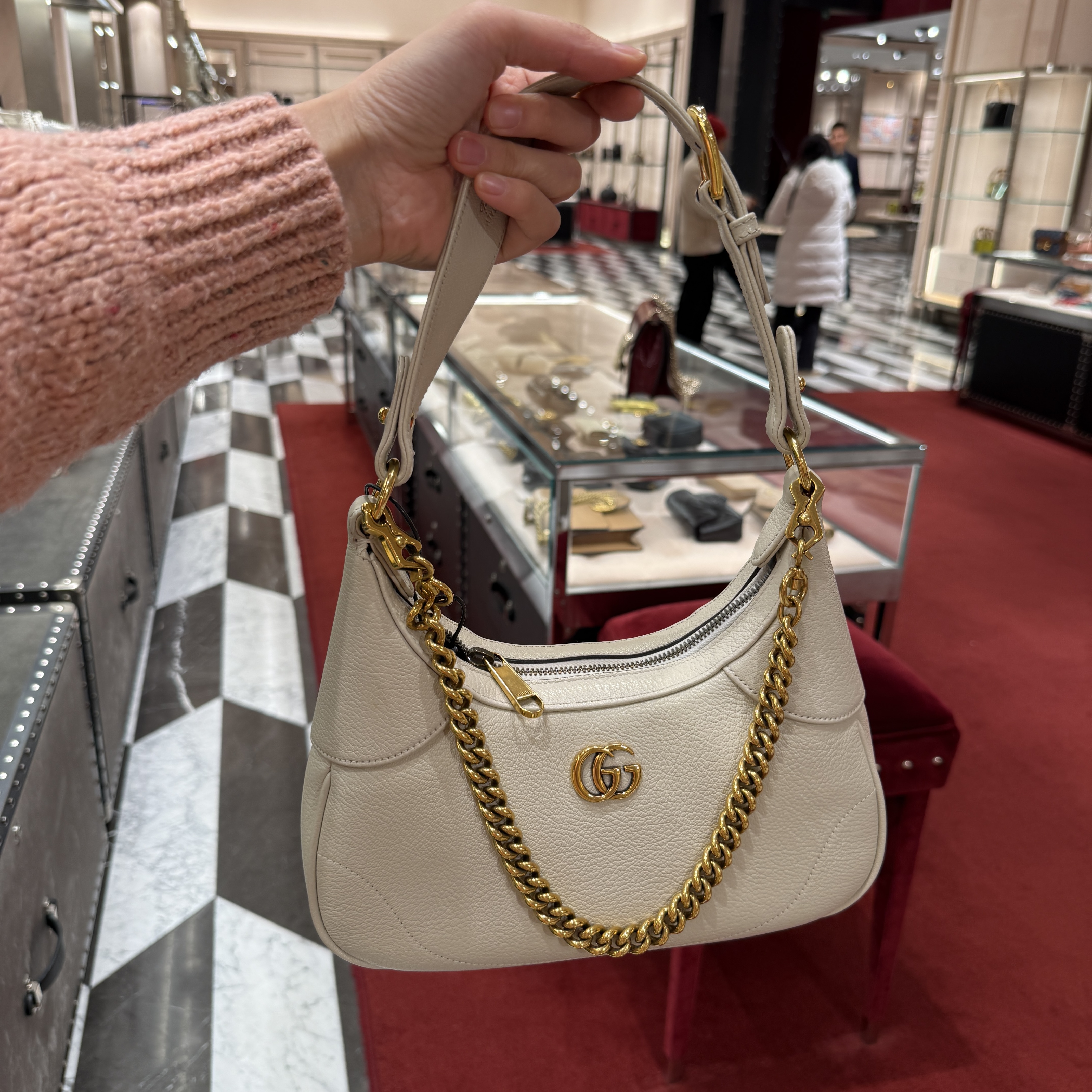 Gucci Aphrodite Small shoulder bag White 731817