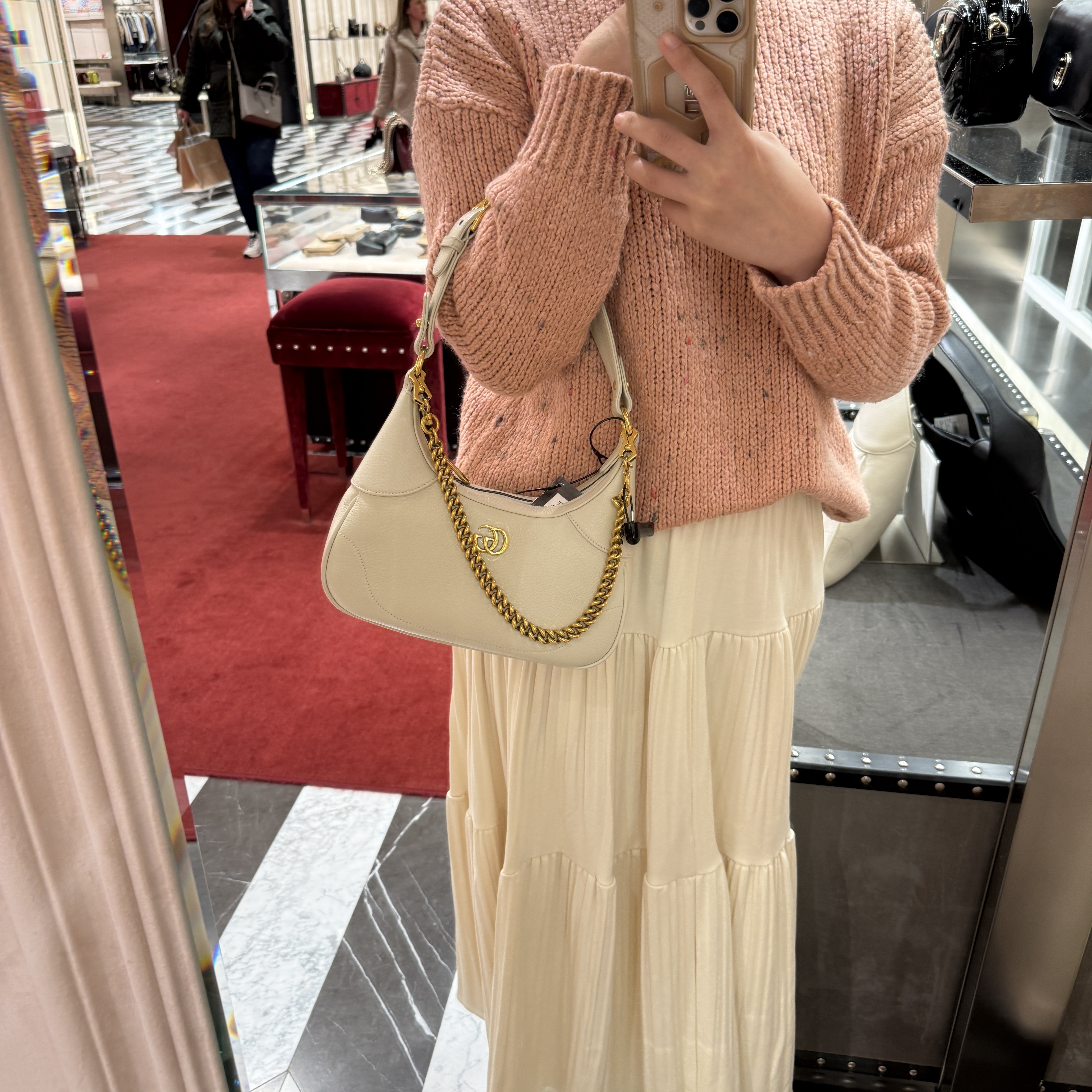 Gucci Aphrodite Small shoulder bag White 731817