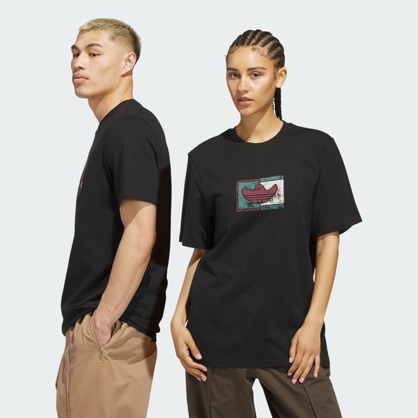 Adidas 愛迪達 Shmoo G Tee 3 JW3490 男女 T恤 運動上衣 休閒短袖 黑 亞版