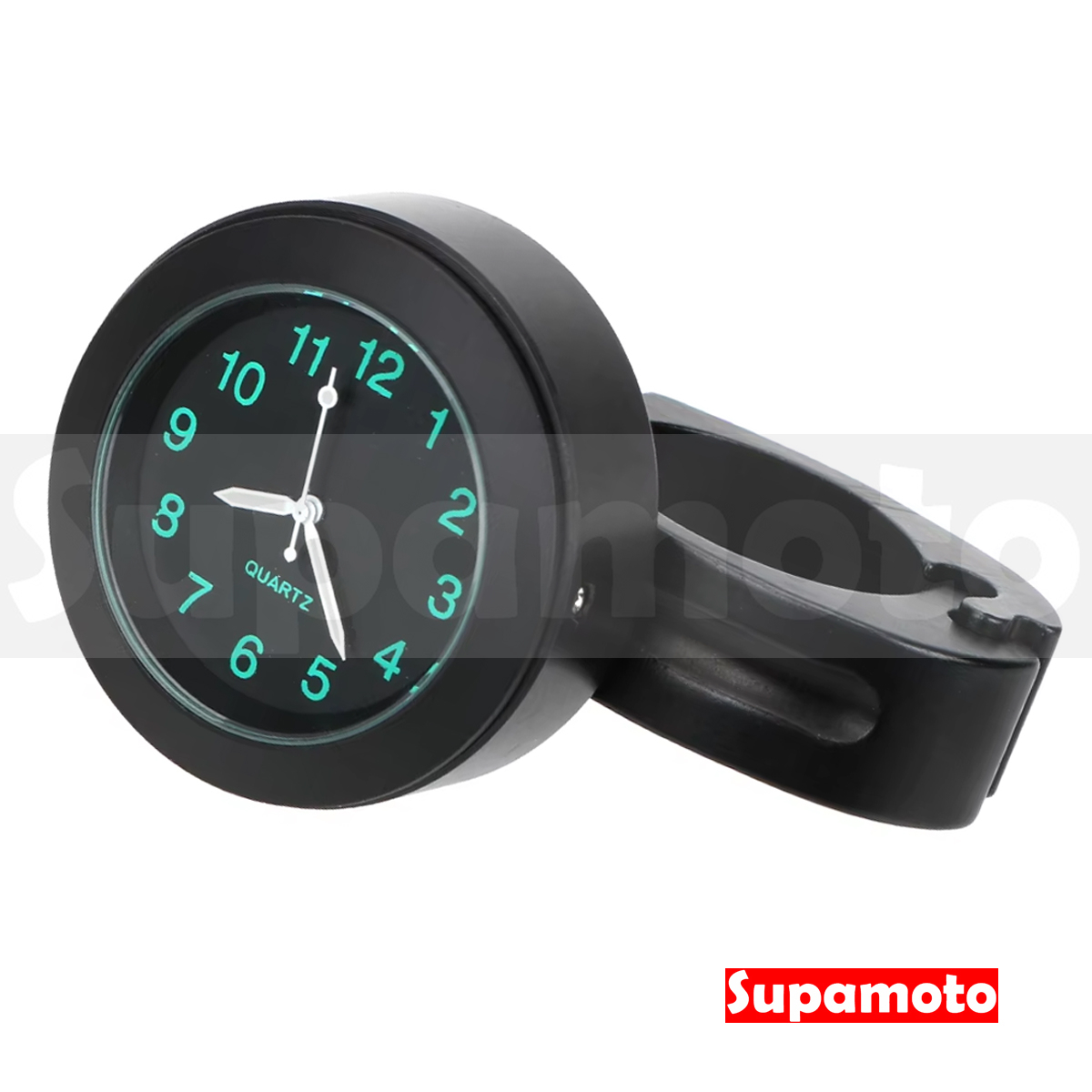 -Supamoto- 車把時鐘-B車把款 (通用/改裝/手把/機車/重機/時間/握把/裸把/手錶)