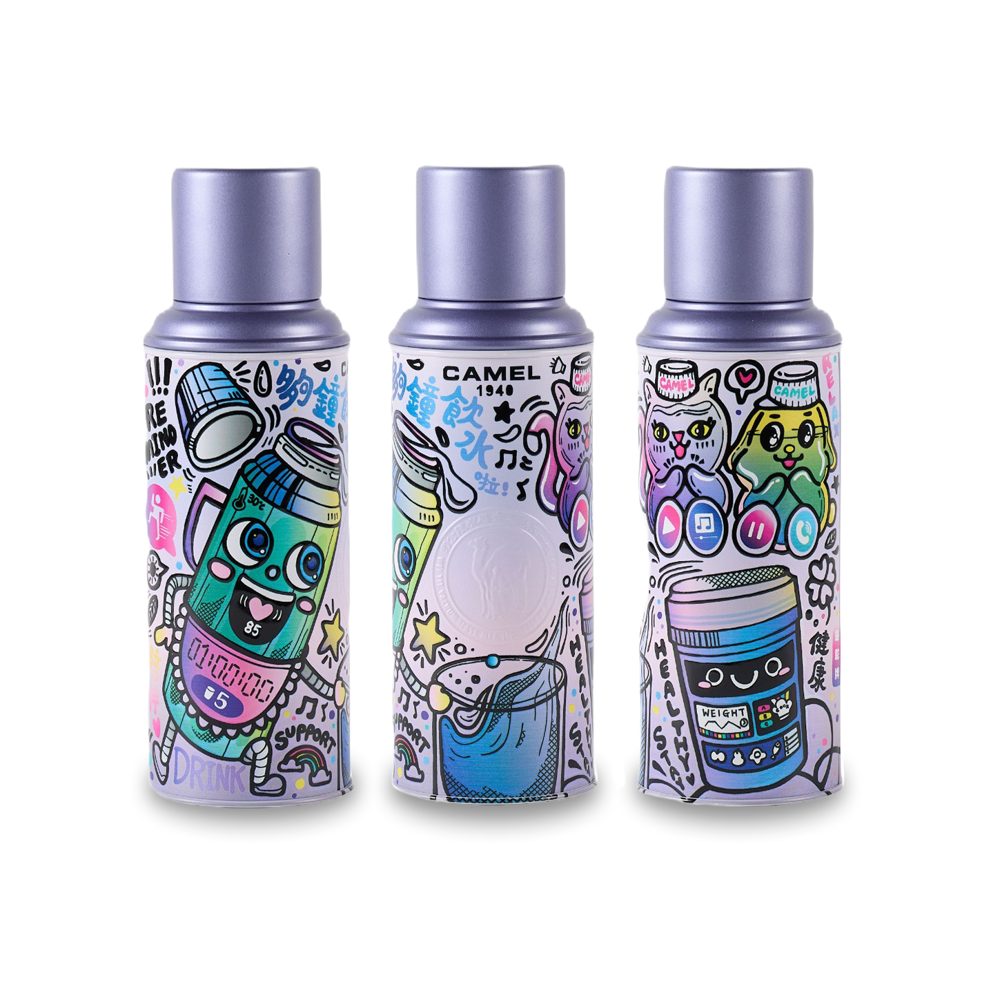 【會員額外九折】Camel 駱駝牌 -  116 駱駝牌的未來保溫壺系列 雙層真空玻璃膽保溫壺 450ml - LC