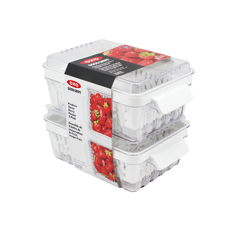 美國品牌OXO 2件裝莓果保鮮盒 -11387700