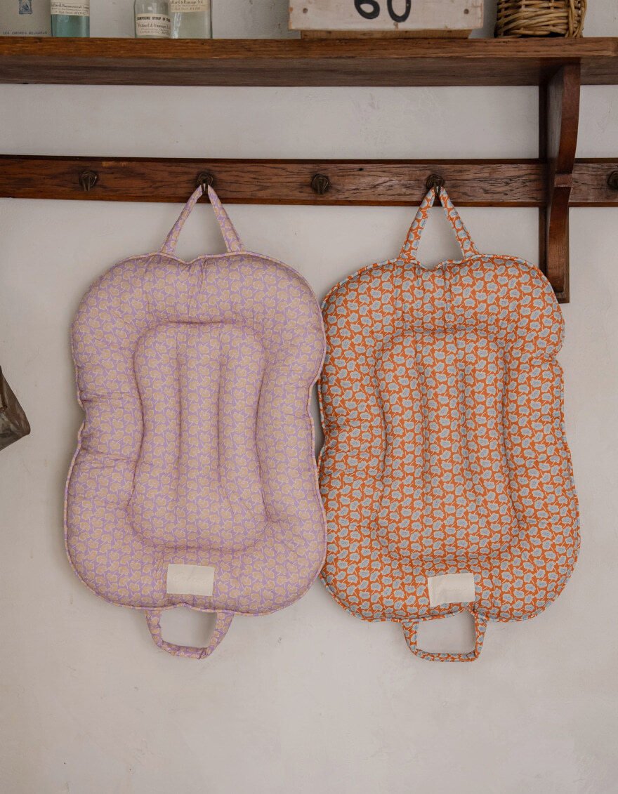 OPAAAP 雲朵推車底墊_磚紅霧灰