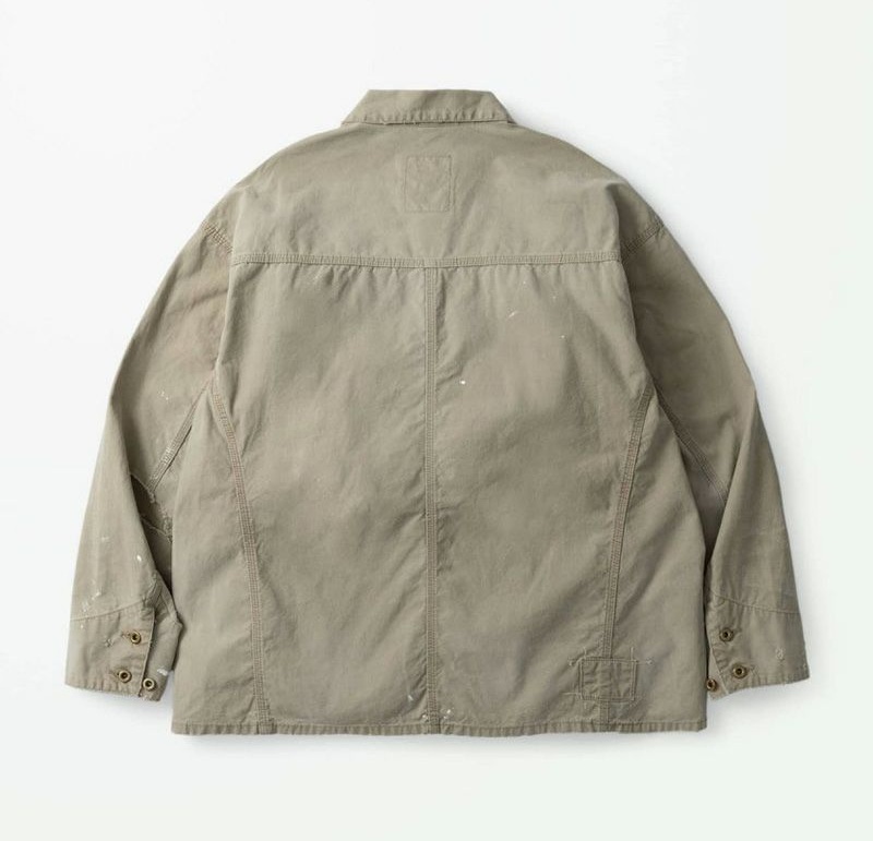 MADNESS 2025 THRASHED WORK JACKET REGULAR *MADE IN JAPAN - BEIGE PRE ORDER ITEM (預訂中)