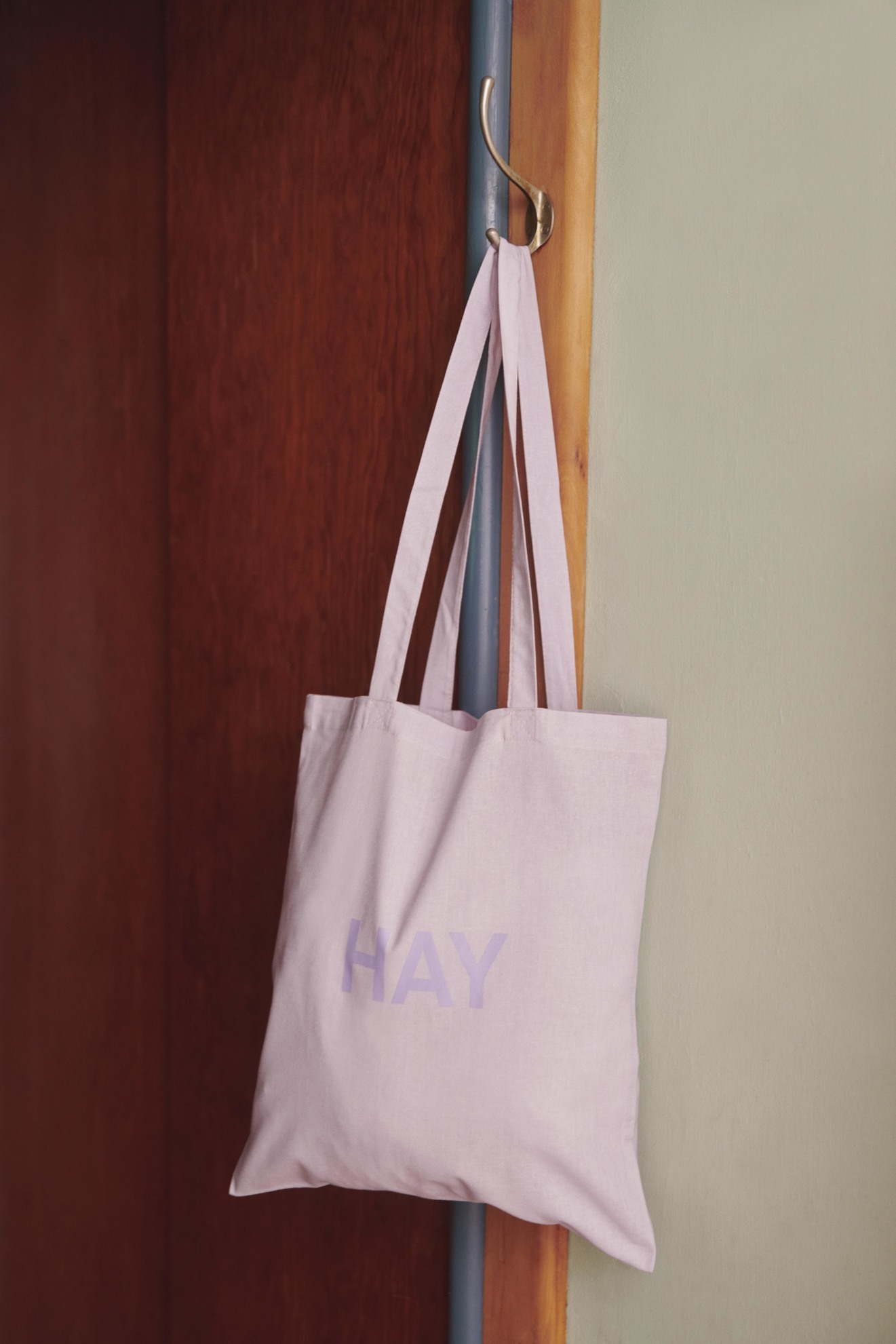 HAY tote bag 粉紅