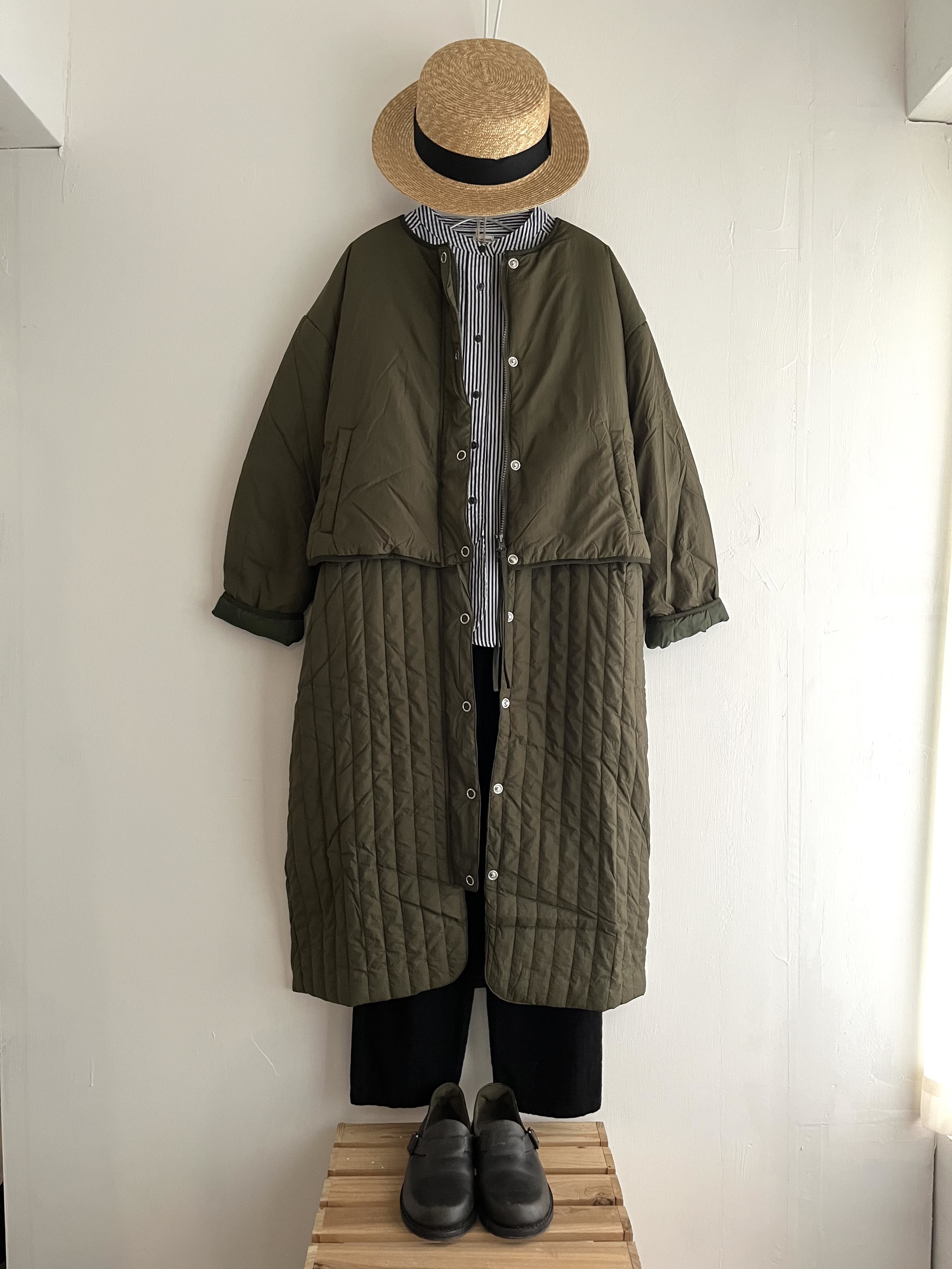 AUG綠色夾綿長 &短褸