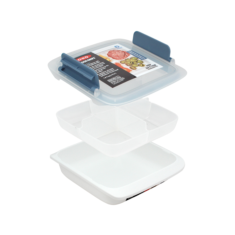 美國品牌OXO PREP & GO 0.4L分格食物盒可拆卸隔板 -11396400