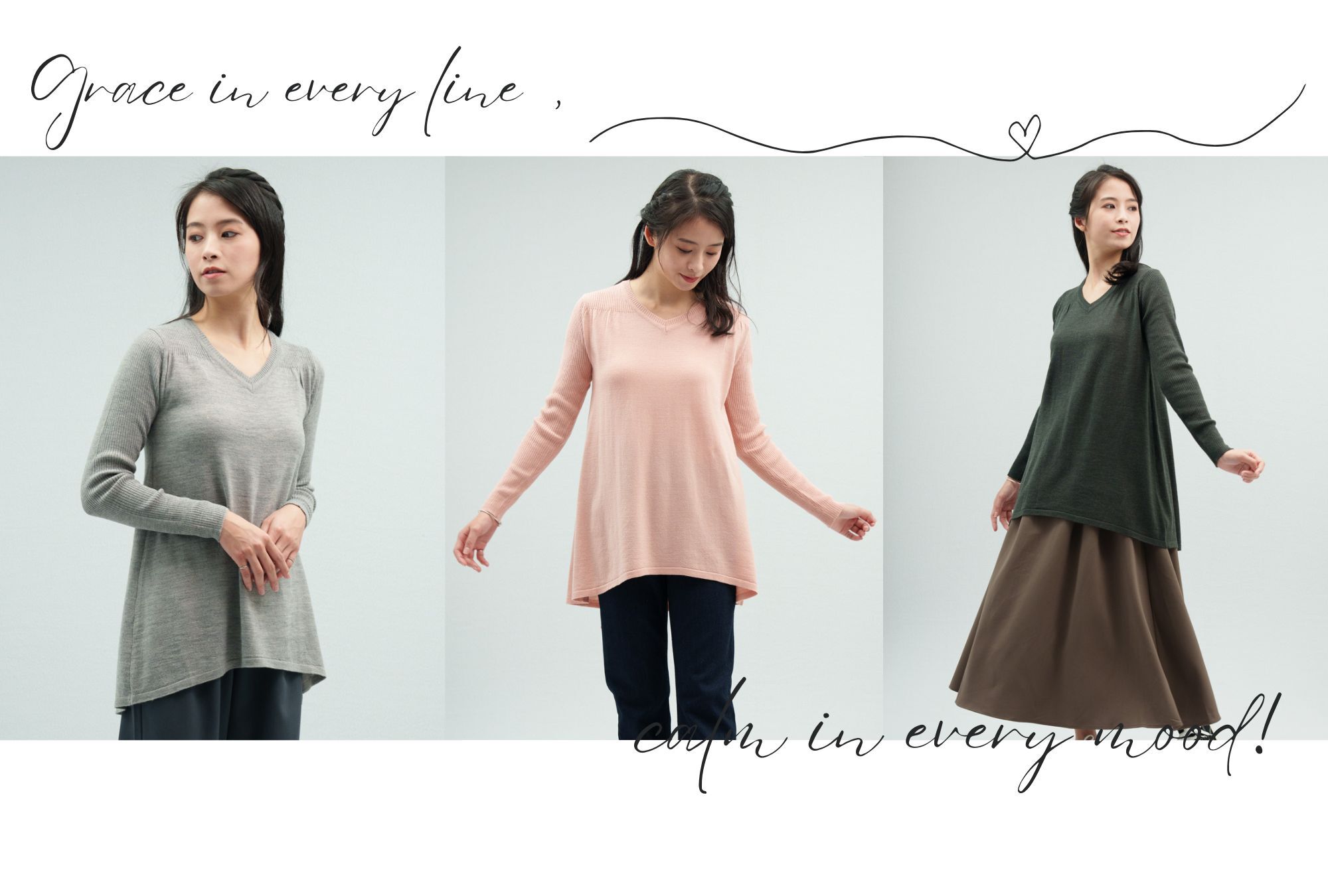 長版顯瘦針織衫