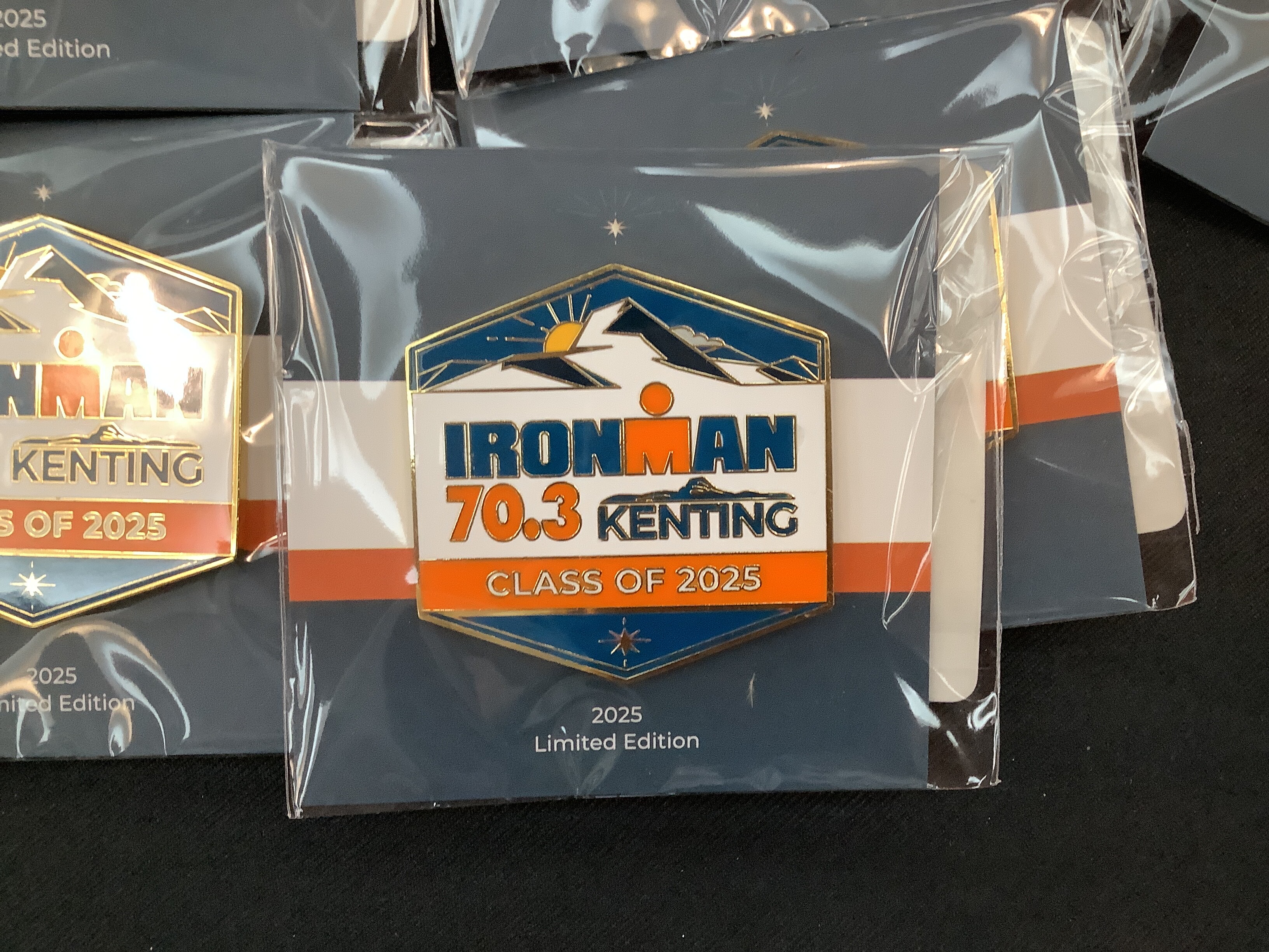 IM 70.3 Kenting Label Pin