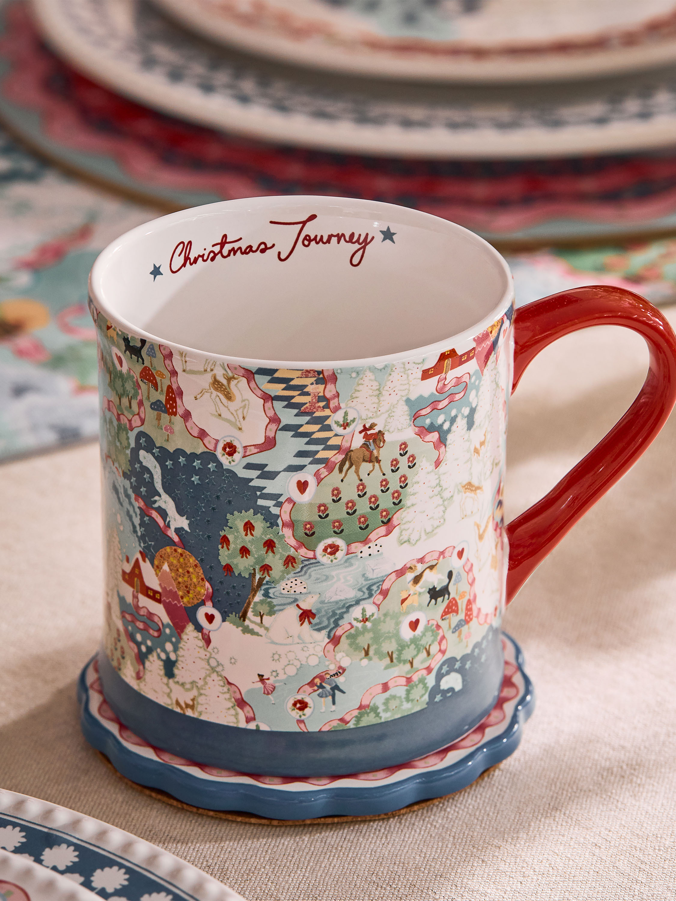 Christmas Journey 馬克杯及杯墊組
