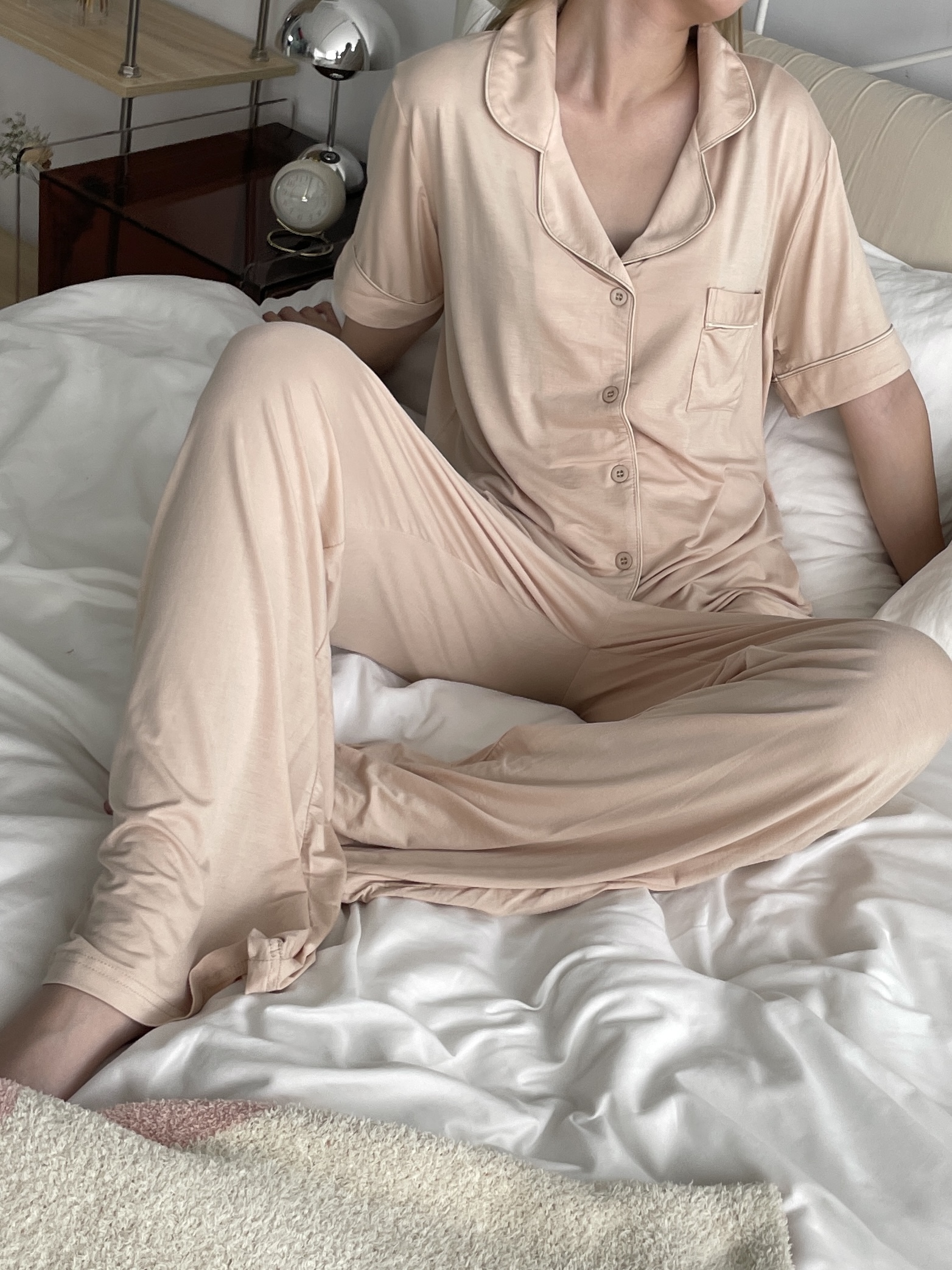 Stay Soft 短袖居家服【成套居家服/睡衣/棉質睡衣】－Heres to Love