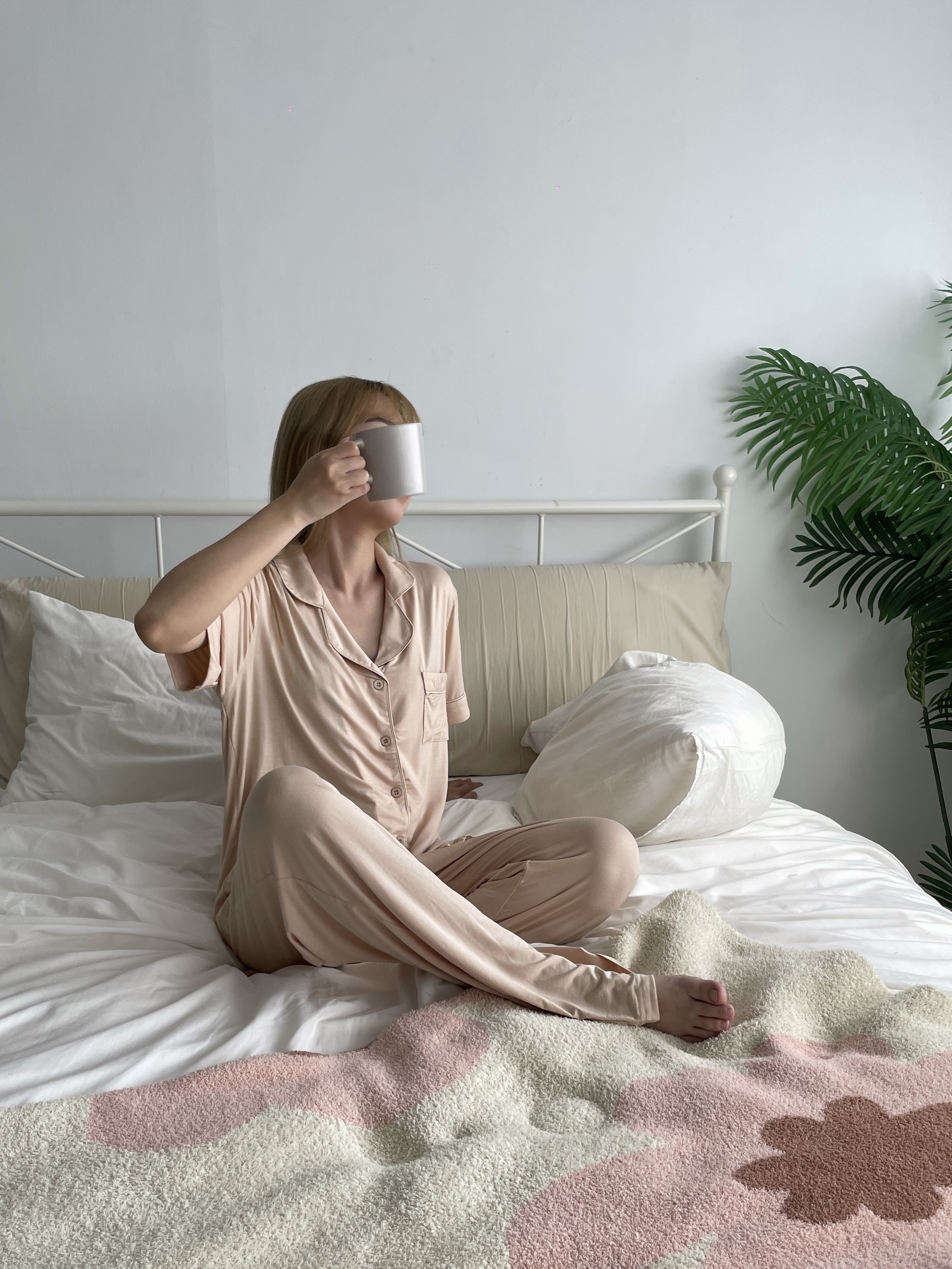 Stay Soft 短袖居家服【成套居家服/睡衣/棉質睡衣】－Heres to Love