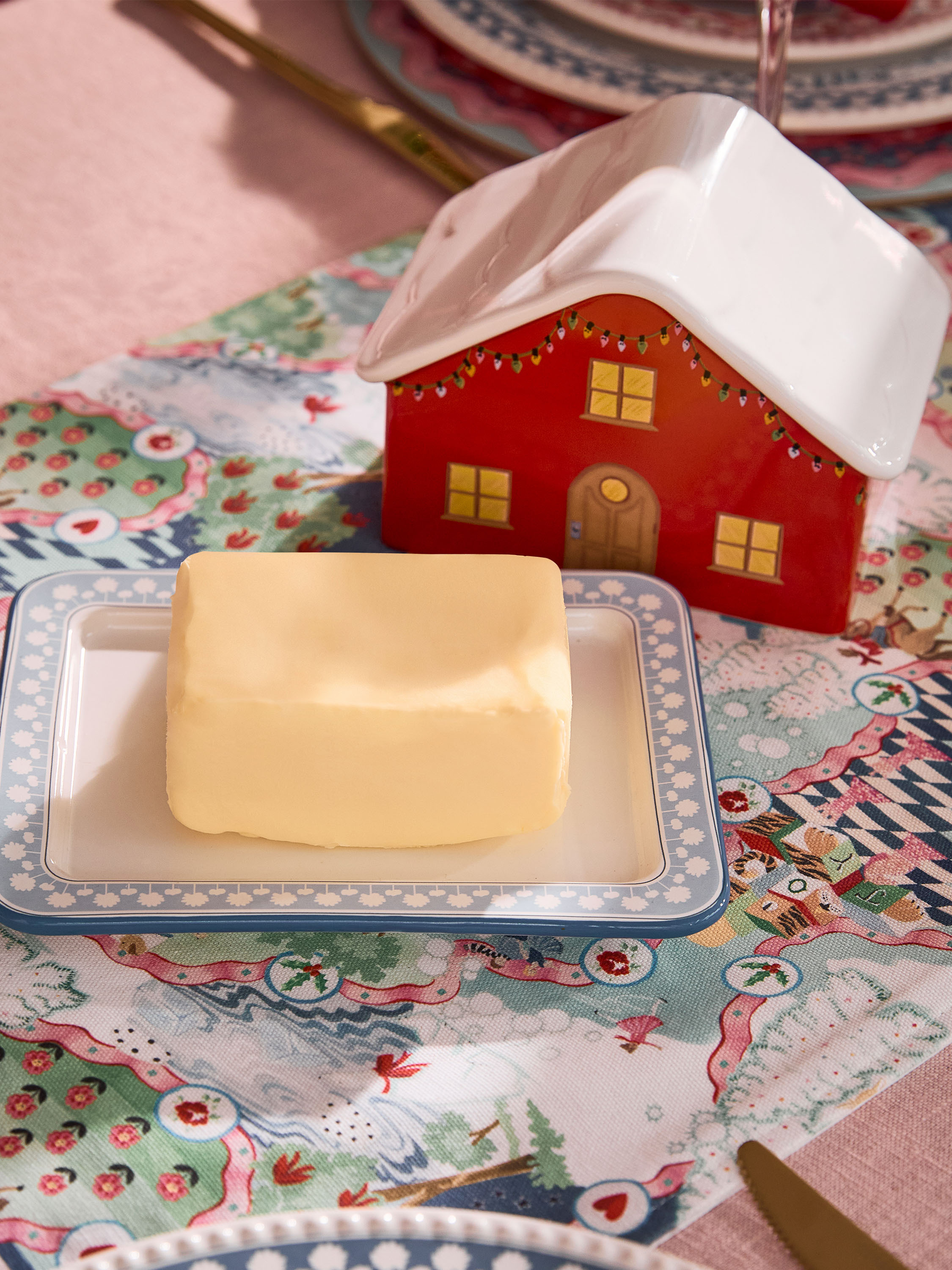 Christmas Journey 聖誕小屋造型奶油盤