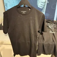 [S] KARL LAGERFELD BLACK KARL GRAPHIC TEE, LM5G2179-BLK (SKL1425)