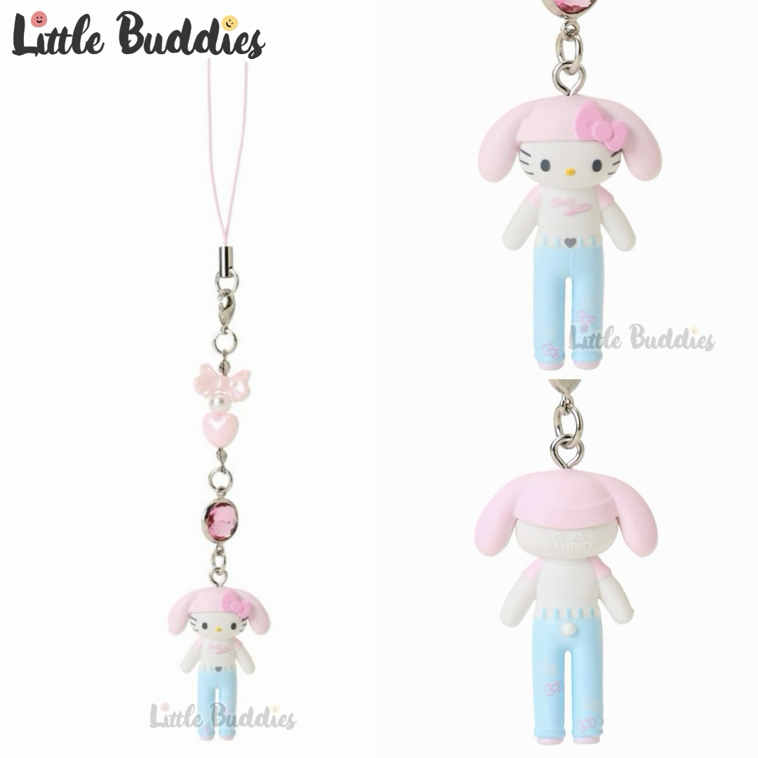 日本 Sanrio 裝扮系列 Hello Kitty and Dear Daniel 電話繩