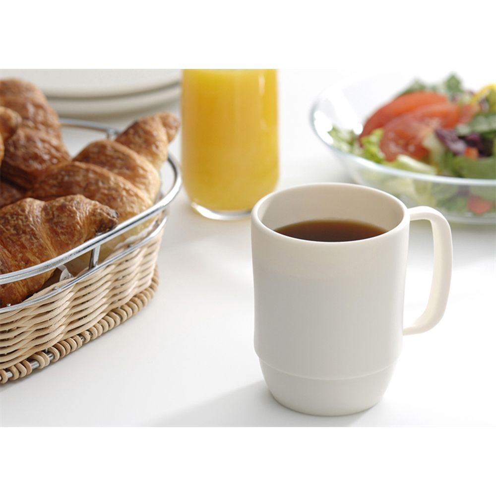 日本製可微波牛奶杯350ml｜可微波加熱 牛奶杯 咖啡杯 隨手杯 輕巧不燙手【輕鬆購五金百貨】