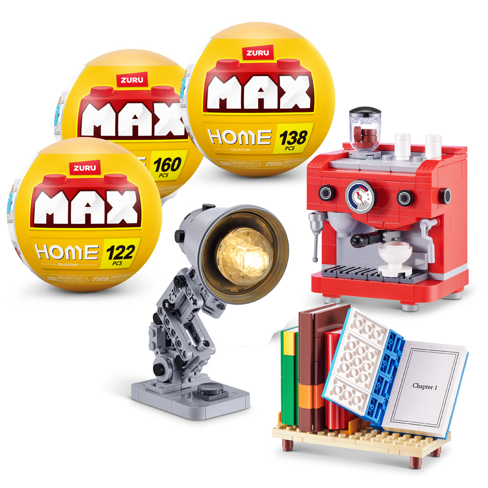 MAX積木膠囊-家居咖啡機/書本/檯燈