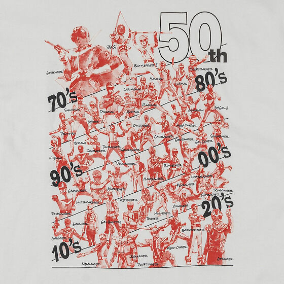 239985 Pbandai 預訂2025/12月 菅原芳人計画　スーパー戦隊50周年記念　Tシャツ