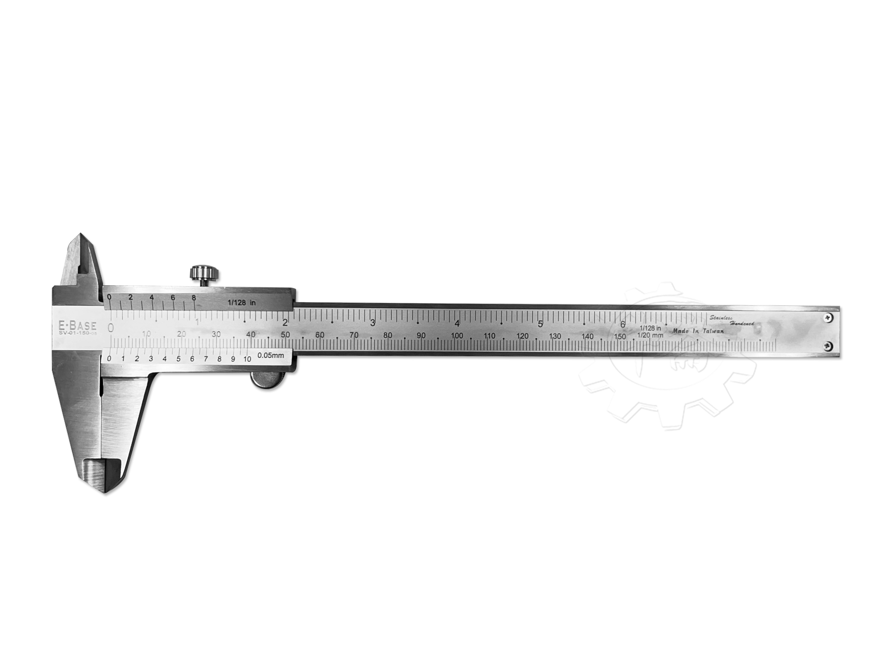 ＊中崙五金【附發票】台灣製 E-BASE 0.05mm 不鏽鋼標準型游標卡尺 SV-01-150/ SV-01-200/ SV-01-300 單支售