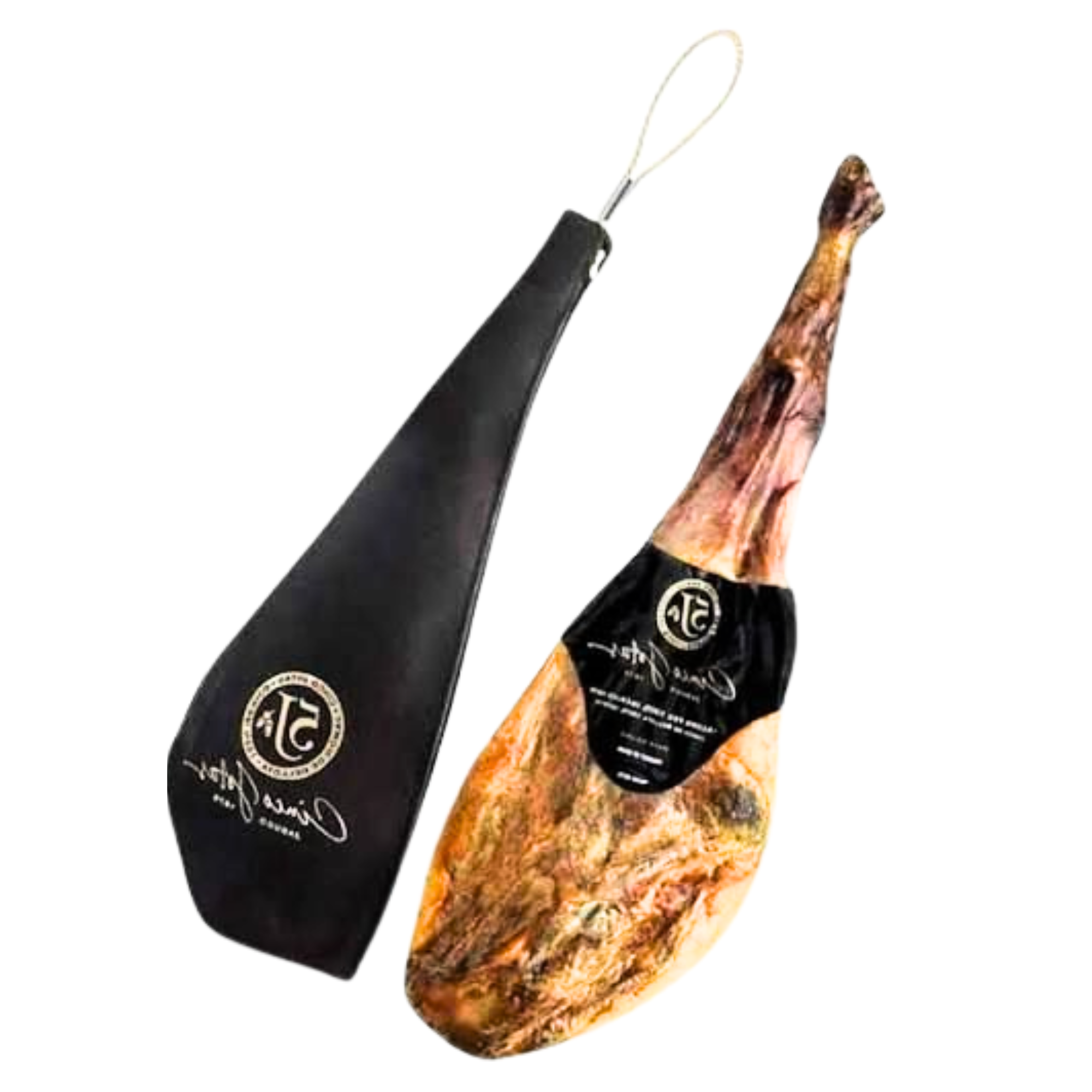 西班牙5J 100% 伊比利亞橡果餵養100% 原隻有骨火腿8-9kg /件