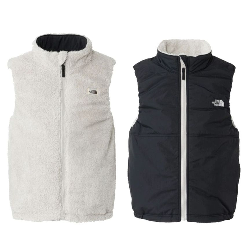 日本 2025 新版 The North Face Cozy 雙面幼童多功能背心外套