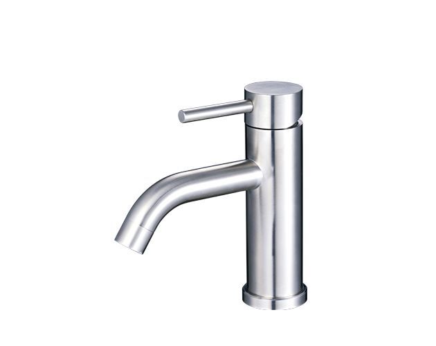 凱薩衛浴 04不鏽鋼單孔臉盆龍頭B1310S