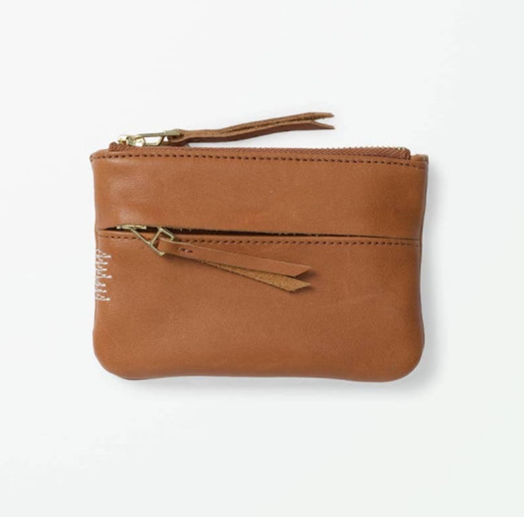 MADNESS FLAT ZIPPER POUCH HORWEEN LEATHER - PRE ORDER ITEM (預訂中)