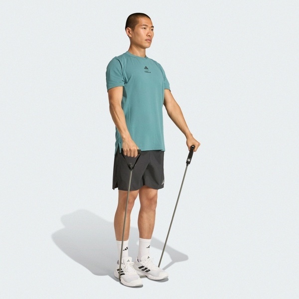 Adidas 愛迪達 M Lm G T KD4345 男 T恤 運動上衣 休閒短袖 吸濕排汗 綠 亞版