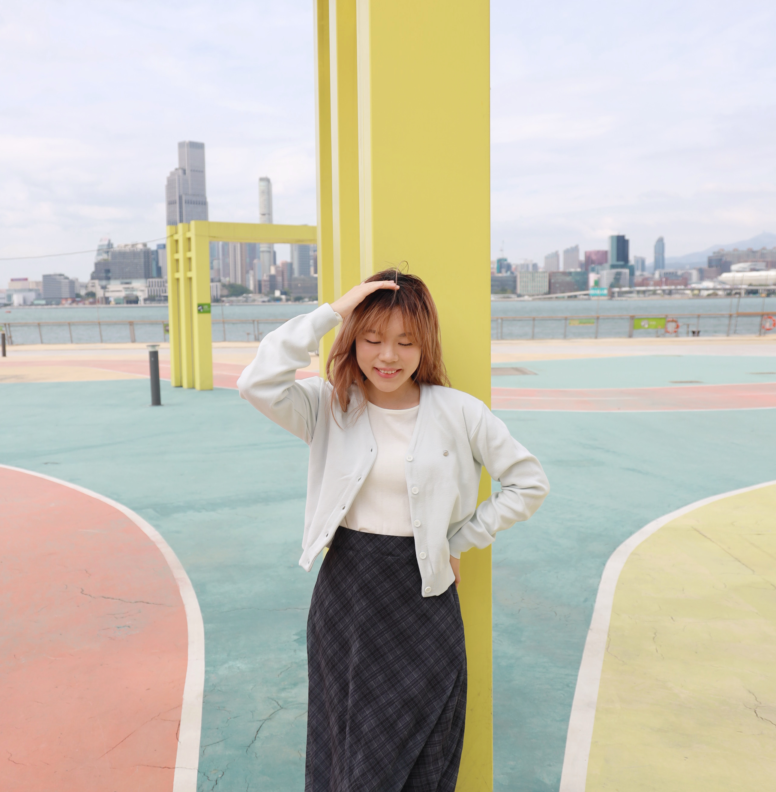 ||CA191|| 冬日V領糖果色純外套