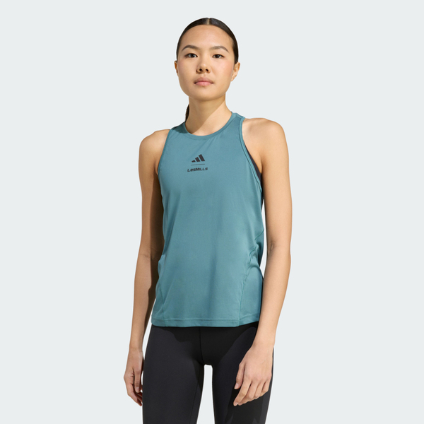 Adidas 愛迪達 W Lm G Tk KD4355 女 背心 運動背心 吸濕排汗 綠 亞版