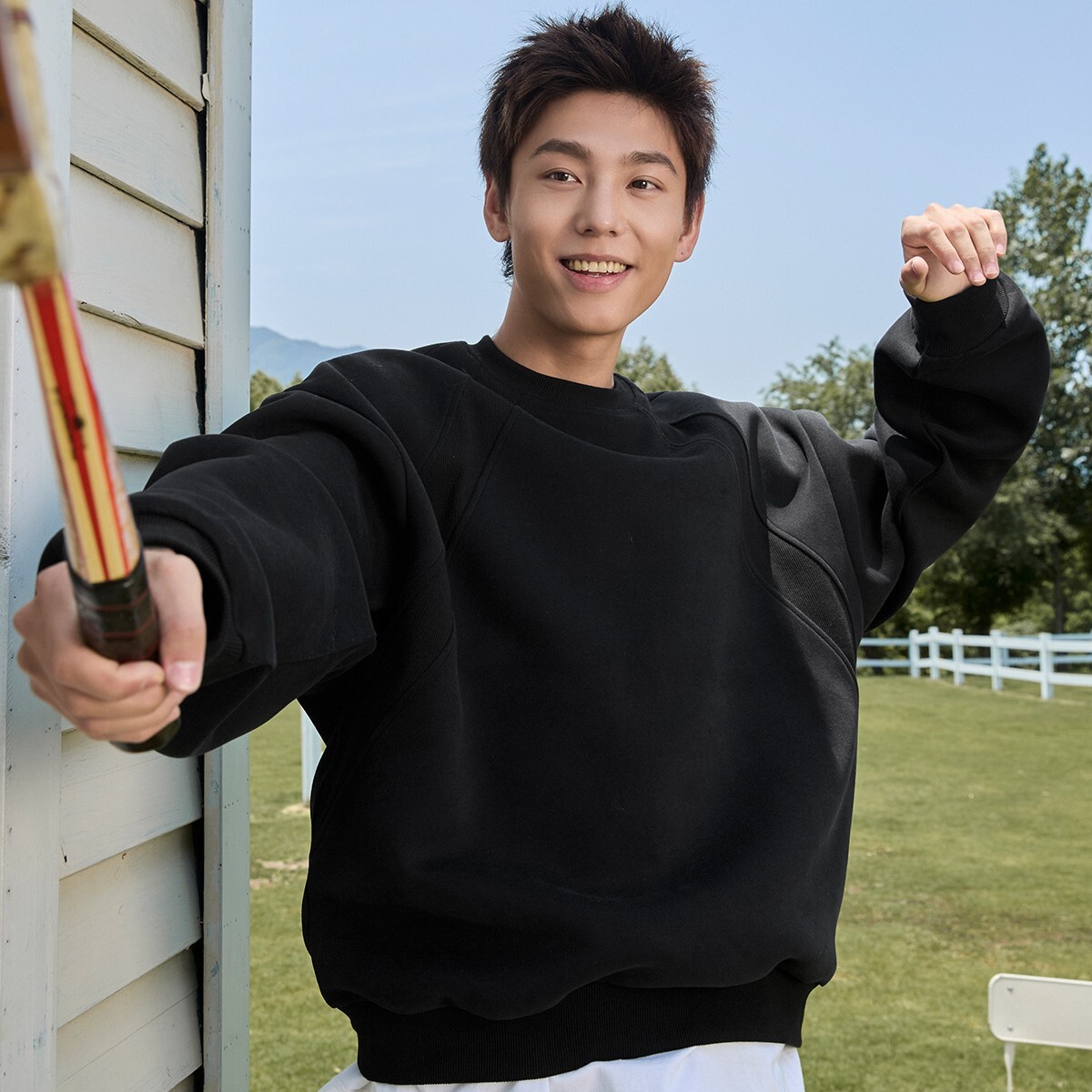 太空棉重磅圓領BOXY大學T BMW3949