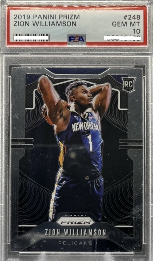2019 PANINI PRIZM #248 ZION WILLIAMSON 【PSA 10】錫安·威廉森