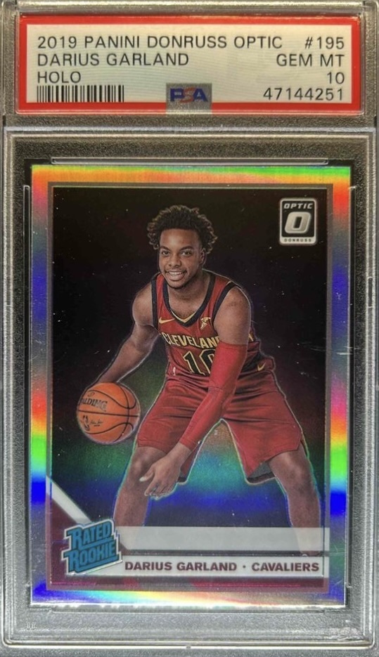 2019 PANINI DONRUSS OPTIC #195 DARIUS GARLAND HOLO 【PSA 10】達里厄斯·加蘭