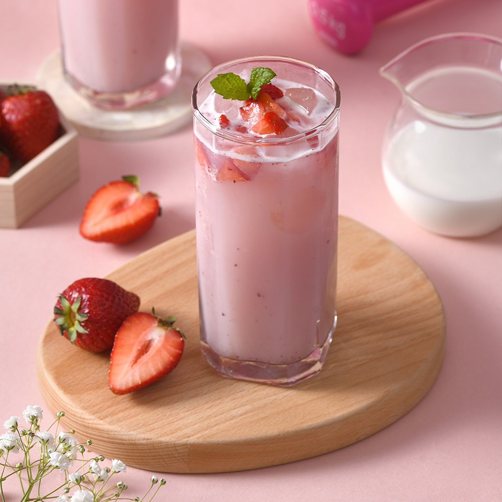 米森纖女低脂乳清蛋白飲－草莓歐蕾