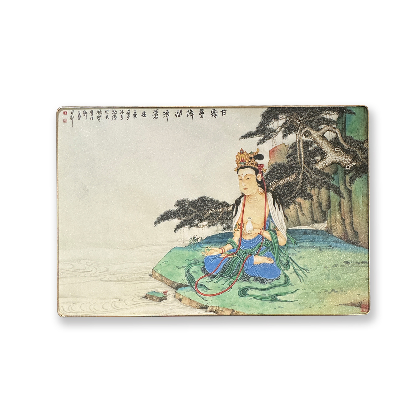 【許子智老師】觀世音菩薩｜國畫：水墨畫 × 工筆畫 [復刻畫]