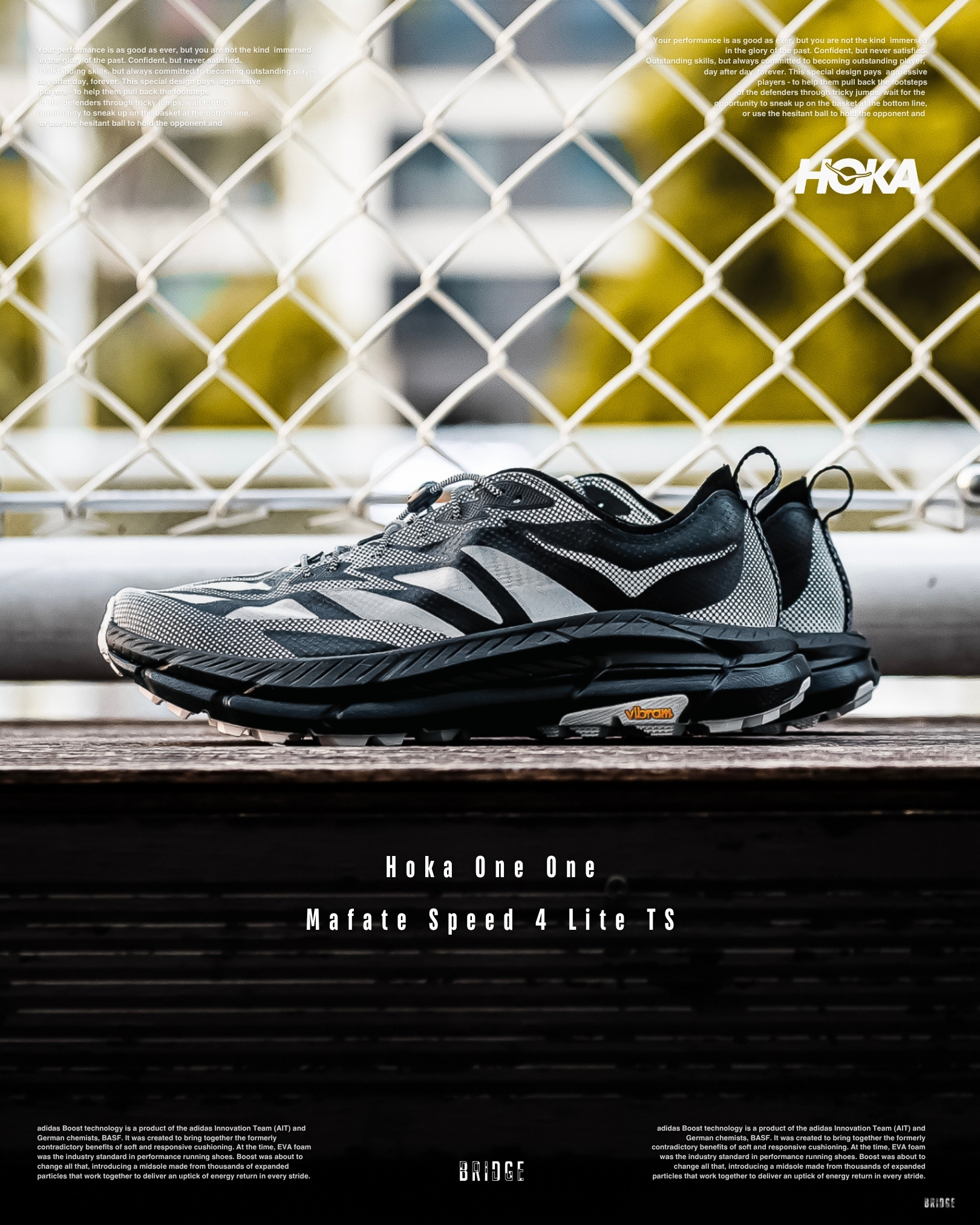 Hoka One One Mafate Speed 4 Lite TS 1168971-BWHT