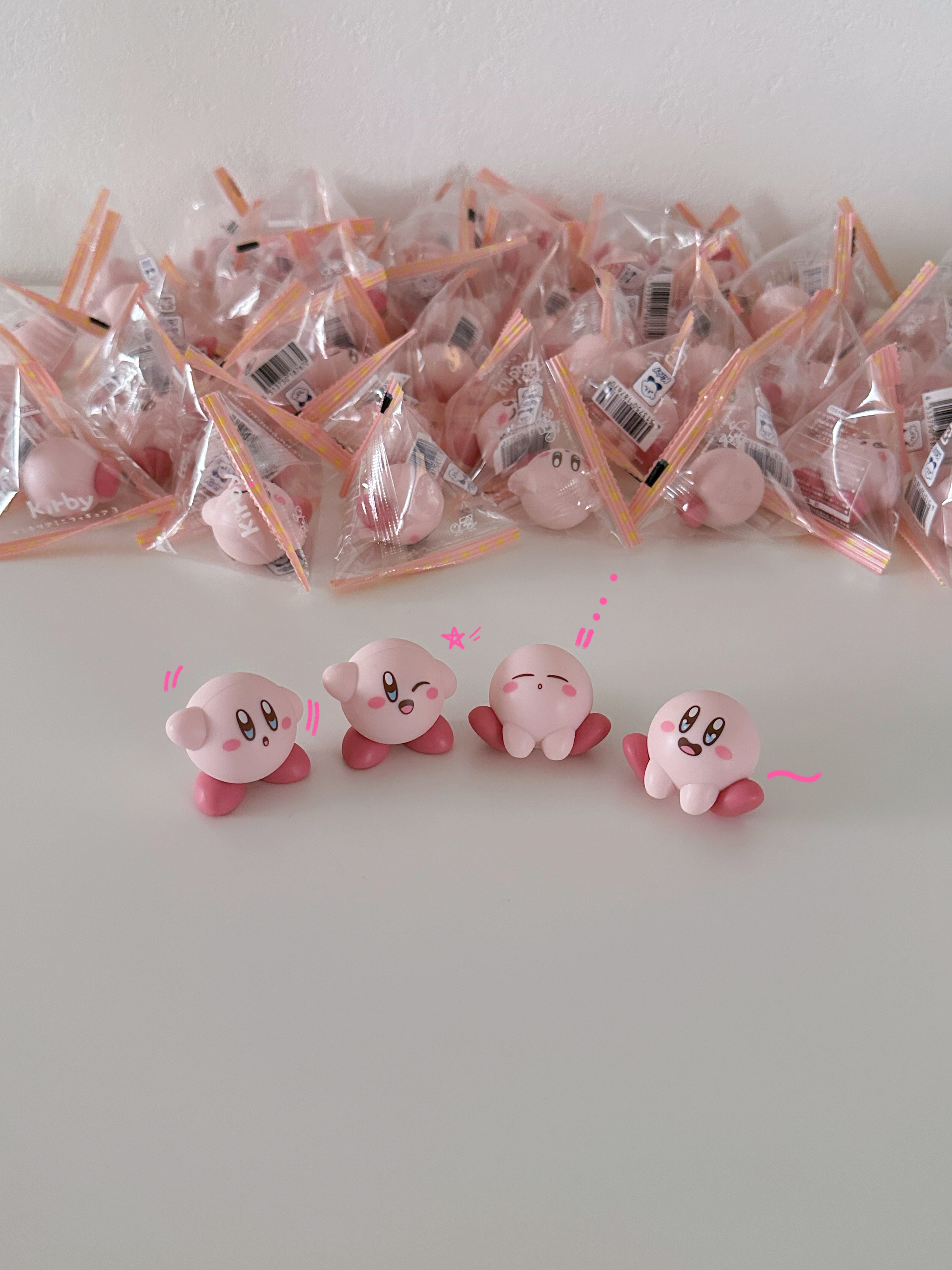 粉嫩卡比糖果包公仔