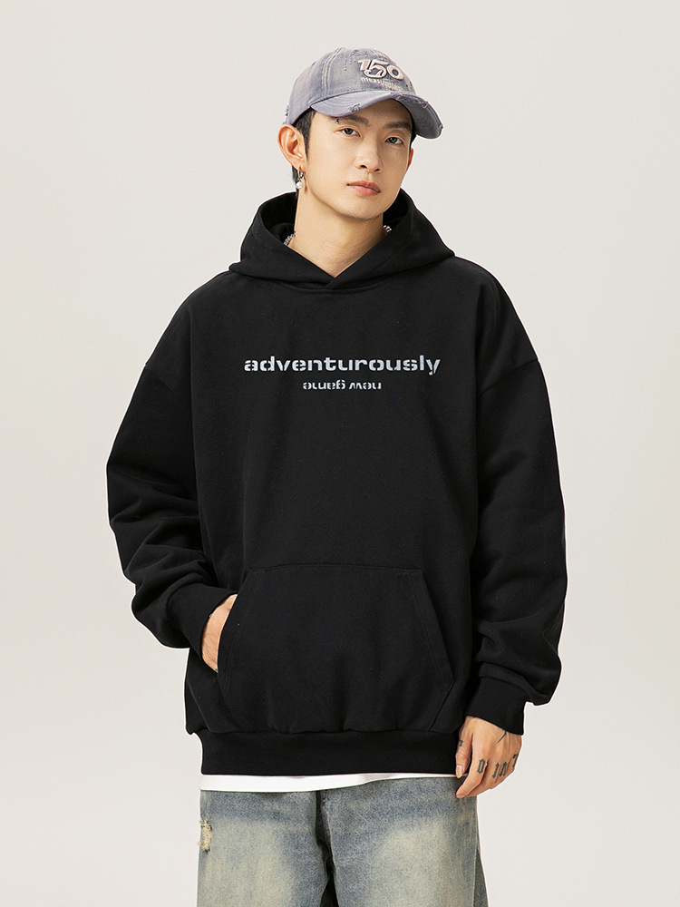 美式復古閃粉印花帽T L3935