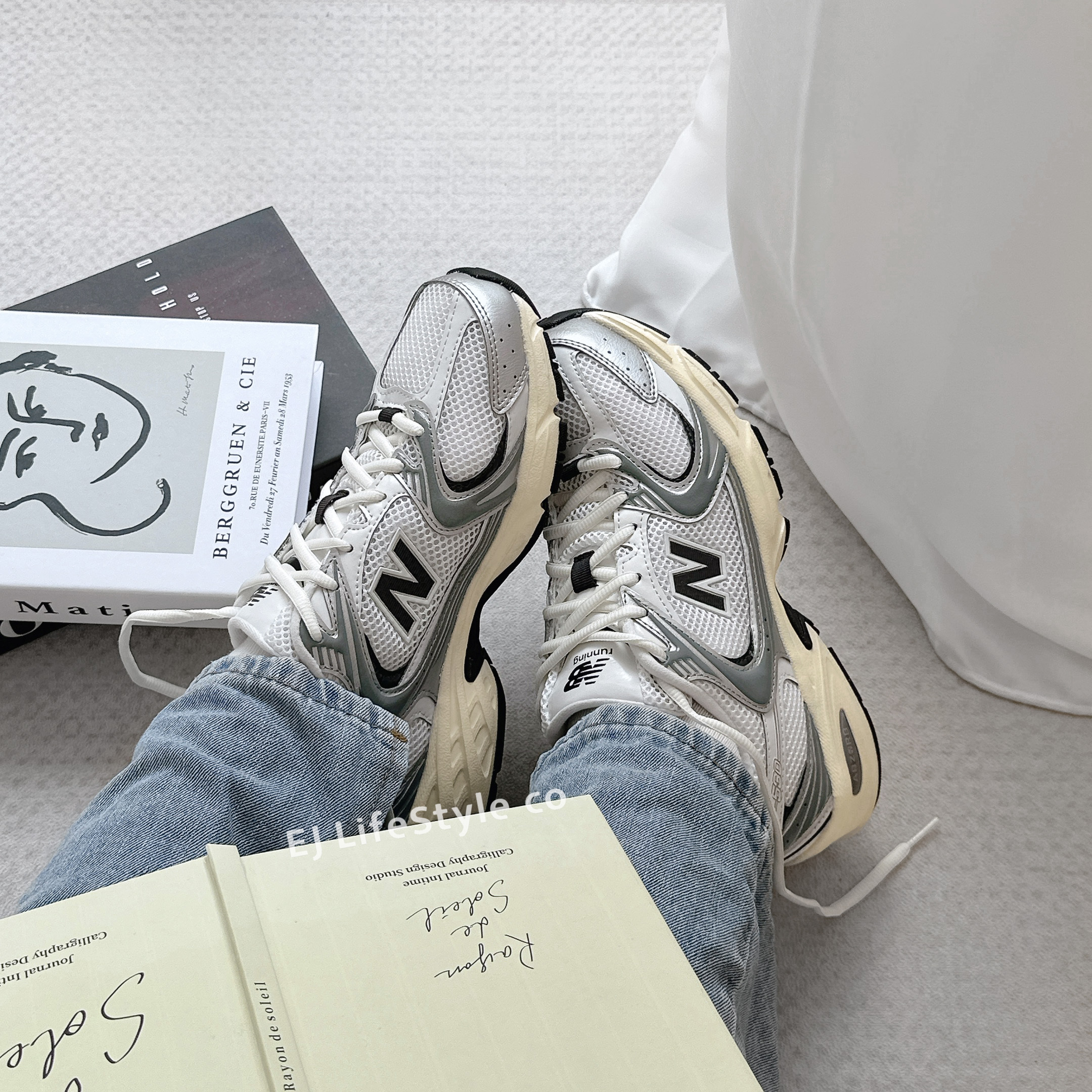 NEW BALANCE 530 NB NB530 白銀灰藍 低飽和 水泥灰 男女鞋 U530ESA / 現貨