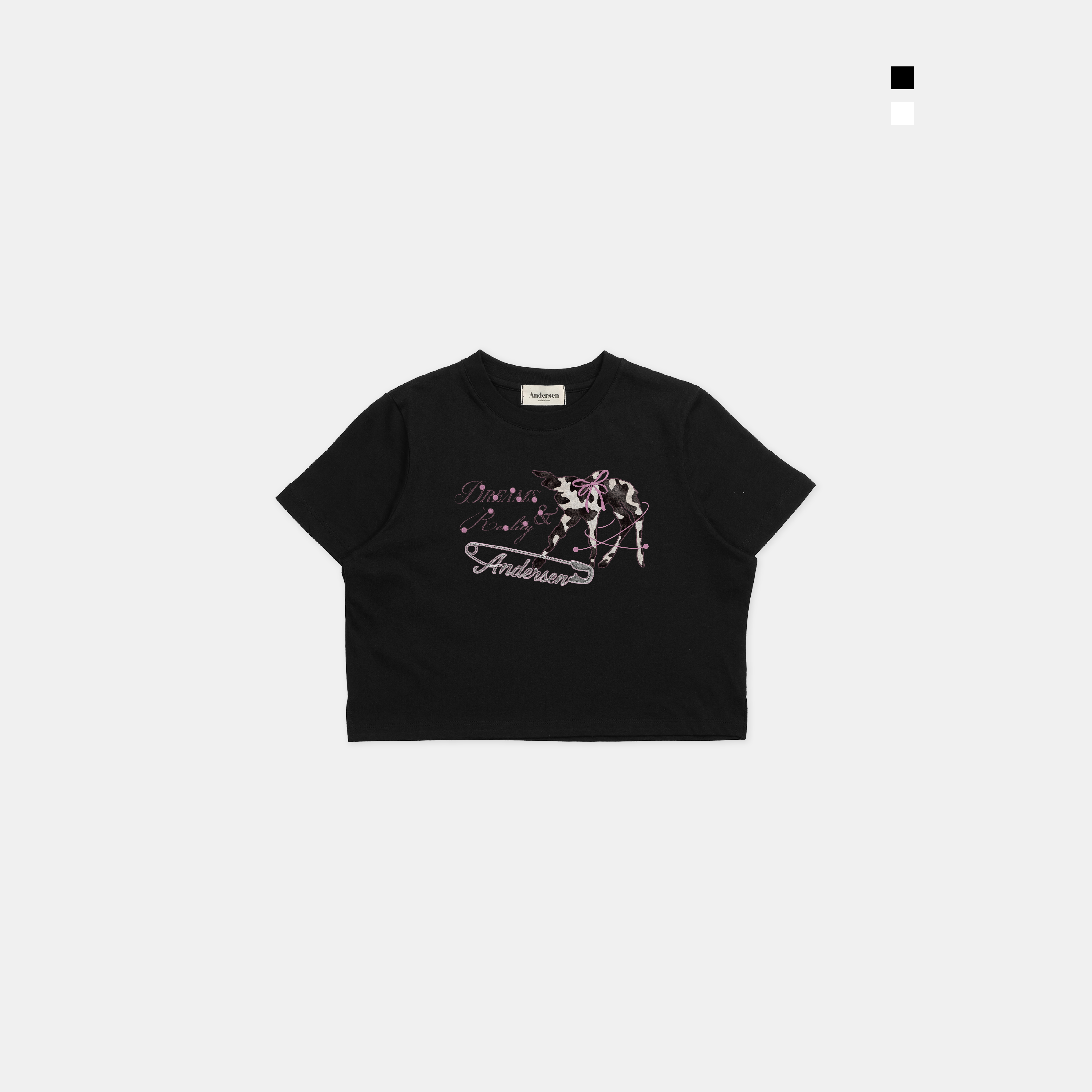 韓國 粉色牧場 甜夢 女款 短版 短袖