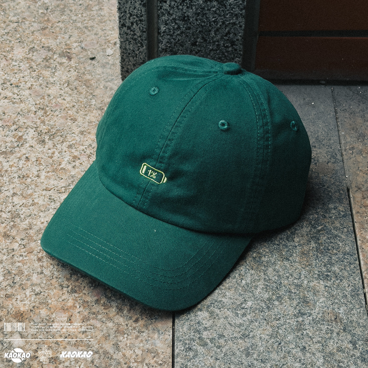 EtBD 擁抱黑狗 1% 鴨舌帽 美式復古棒球帽